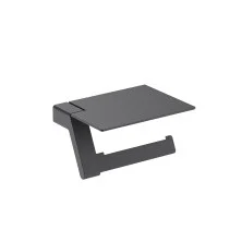 Держатели для туалетной бумаги с полкой для телефона Timo Selene 14043/03 черный