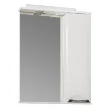 Briz Зеркало шкаф Бриз 85х80 см, с подсветкой, белое