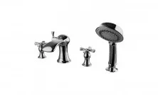 LEMARK Смеситель на борт ванны Benefit, 4 отверстие, хром LM2541C