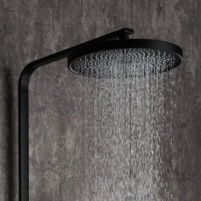 Приобрести gappo душевая система g2495-2 с термостатом, черный 30046