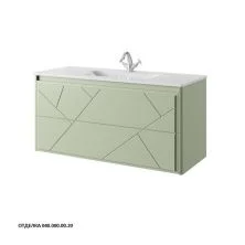 Caprigo Тумба с раковиной TIBET - LOTTO 115 см, зеленая, эмаль