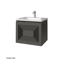 Caprigo Тумба с раковиной MODO Quarta 60 см, графит