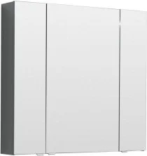 Aquanet Зеркальный шкаф Алвита 90 см, серый антрацит