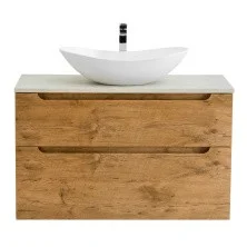 BelBagno Тумба со столешницей ETNA-H60 100 см, подвесная Rovere Nature