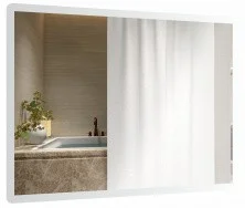 Azario Зеркало 100х70 см, белый, сенсорный выключатель, диммер, подогрев AZ-Z-062WHCS