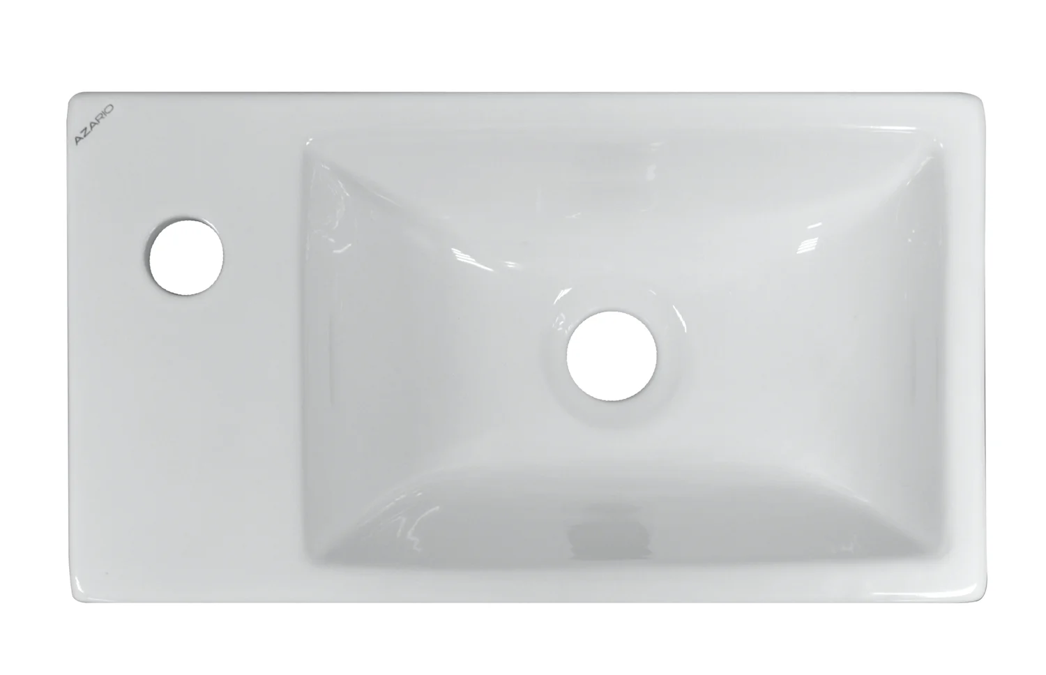 Приобрести loranto тумба подвесная с раковиной стиль 40 42,5х73 см, левосторонняя, белая (cs00082118)