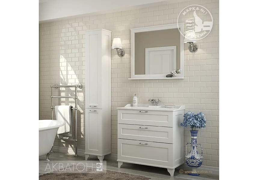 Приобрести пенал акватон леон н 31 см, цвет дуб белый