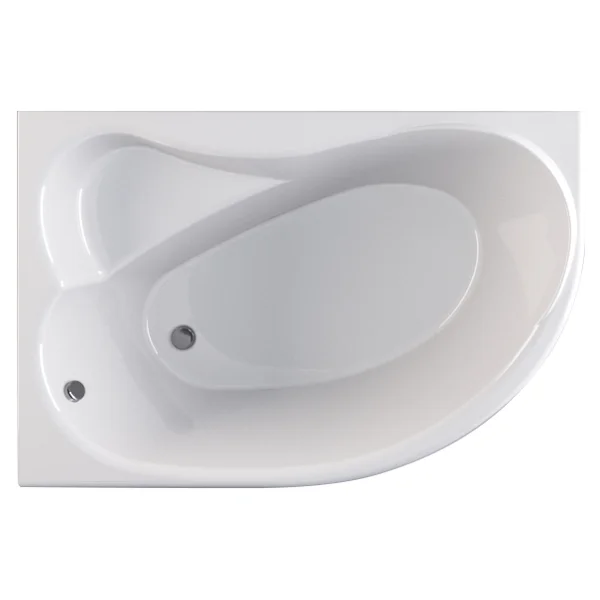 Приобрести mirsant ванна акриловая ялта 130*90 см, белая, левая ут000085439