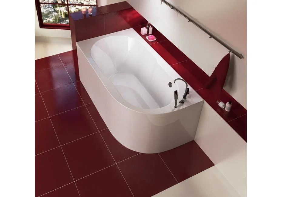 Приобрести mirsant акриловая ванна небуг premium 150x80 см l