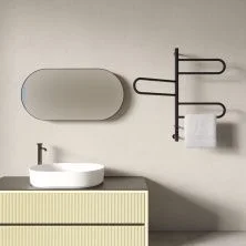 Vincea Полотенцесушитель электеический 41х80 см, черный VTD-1R2CBE