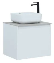 Aquanet Тумба со столешницей Nova Lite 60 см, белая (1 ящик)