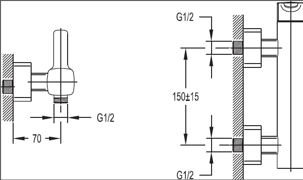 Приобрести cezares смеситель для душа tesoro, хром tesoro-f-d-01