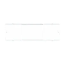 Aquanet Фронтальная раздвижная панель для ванны Premium 148 см, белая