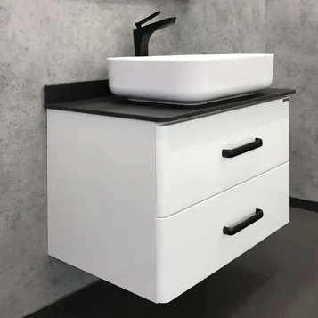 Приобрести сomforty тумба со столешницей и раковиной амстердам-75 белая
