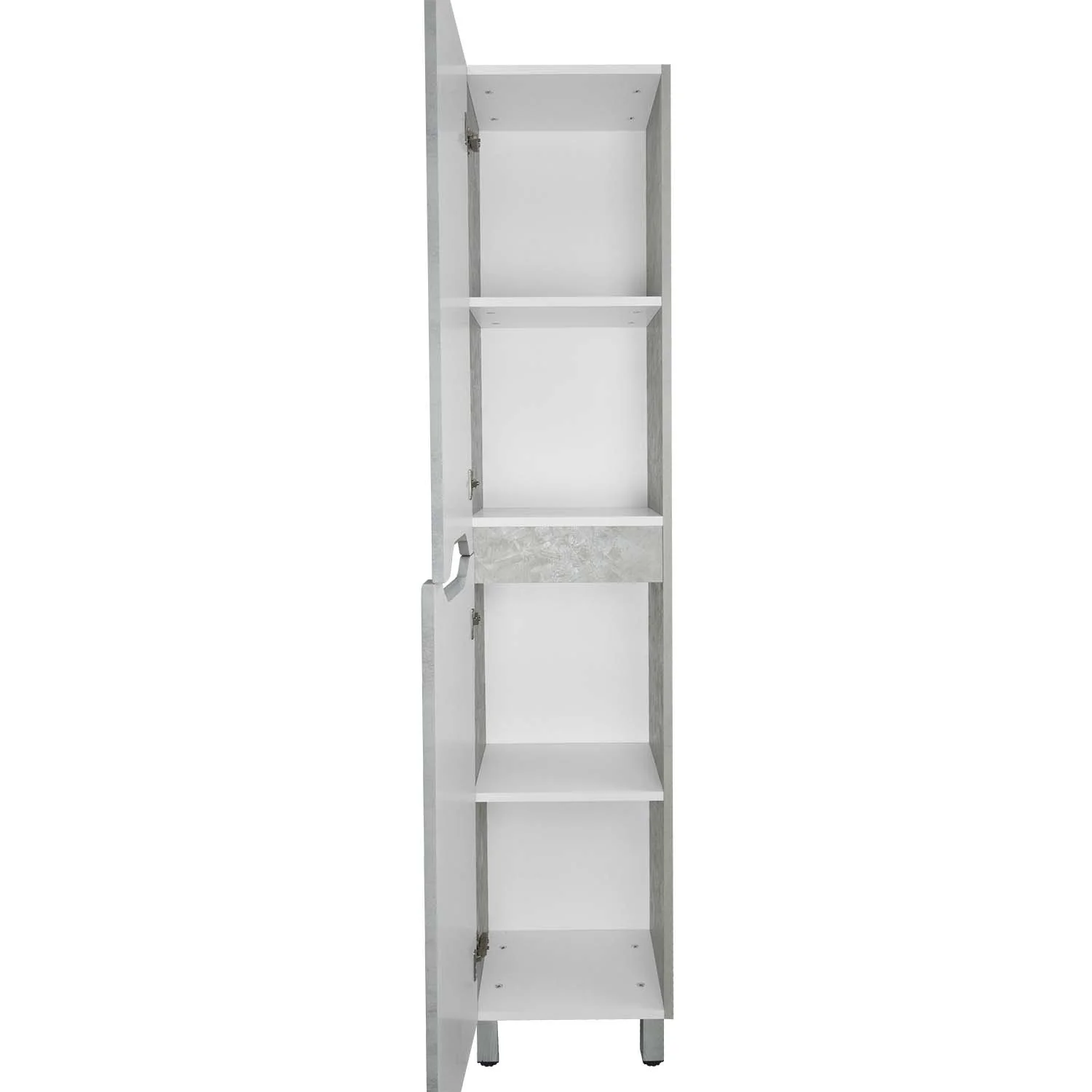 Приобрести loranto пенал florena 36х180 см напольный, левый, светлый бетон (cs00087005)