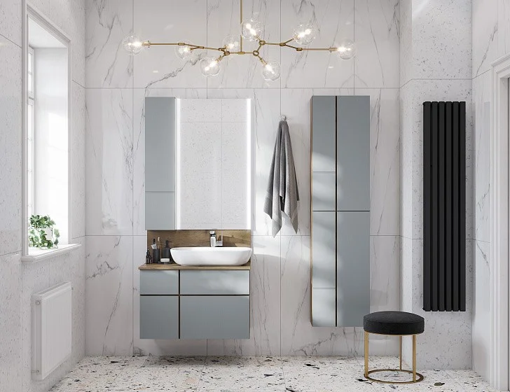 Приобрести акватон шкафчик мишель 43, дуб фьорд/дуб рустикальный