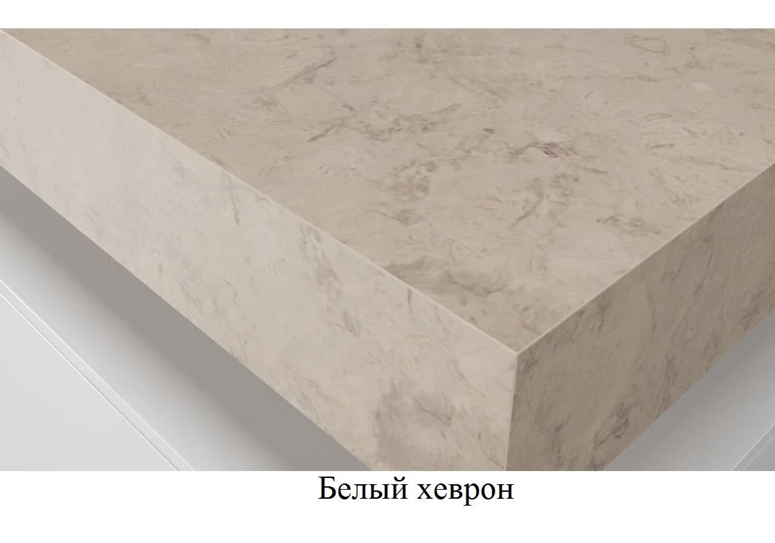 Приобрести тумба подвесная со столешницей velvex unit 160 см, белый мрамор