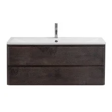 BelBagno Тумба с раковиной ALBANO 120 см, подвесная Rovere Nature Grigio, белая раковина