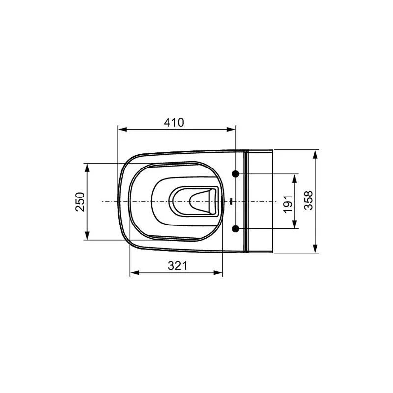 Приобрести tece подвесной унитаз one, с сиденьем, белый 9700204+9700600