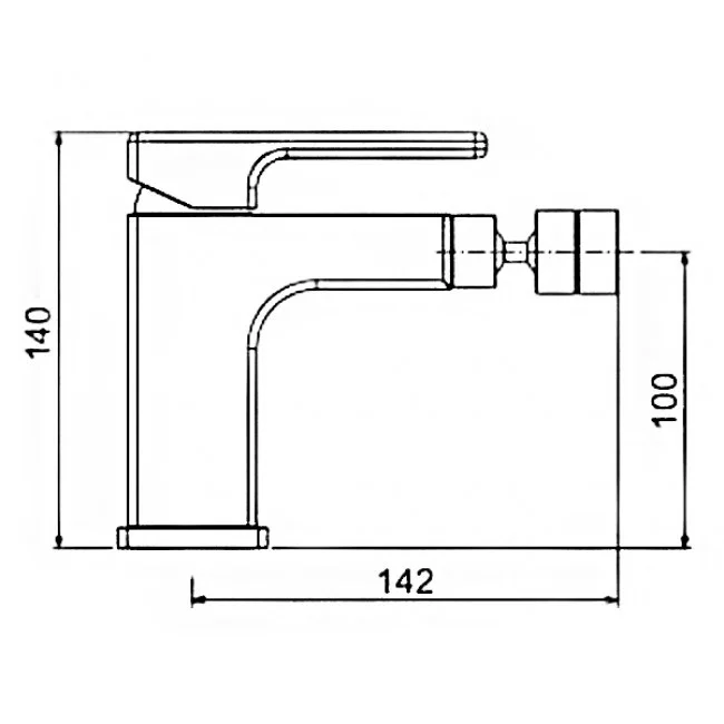 Приобрести gappo смеситель для биде g5017-6, черный матовый 30058