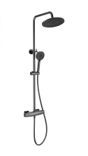 Душевая система с термостатом WONZON & WOGHAND NEO, Темный графит (WW-B3035-A-BGG)