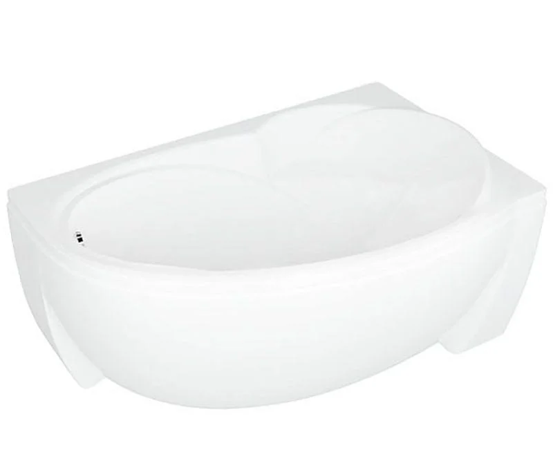 Приобрести акриловая ванна асимметричная aquatek бетта r 160x97 см