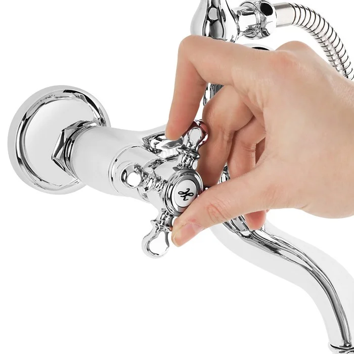 Приобрести iddis смеситель для ванны sam 215мм, белый\хром samsb02i02