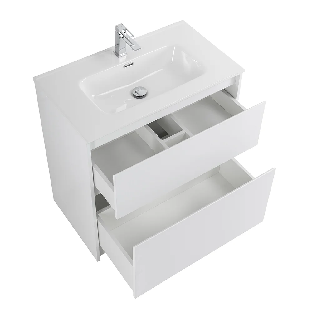 Приобрести belbagno тумба с раковиной kraft 80 см, напольная bianco opaco, раковина белая bb800etl