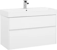 Aquanet Тумба с раковиной Бруклин 100 см, белая 00212599
