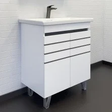 Сomforty Тумба с раковиной "Нарва-70-2" белый матовый