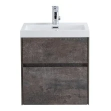 BelBagno Тумба с раковиной PIETRA MINI 50 см, подвесная 50AS Stone, белая раковина