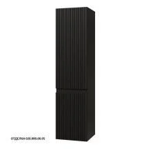 Caprigo Пенал FORTE-Smalty TYPE 35 см, черный, эмаль