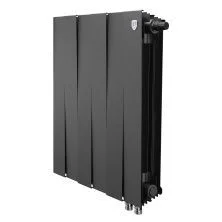 Royal Thermo Радиатор биметаллический Pianoforte 500 /Noir Sable ( черный графит ) VDR80 - 6 секц.