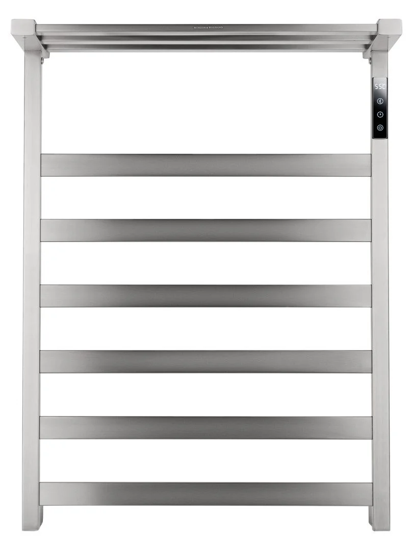 Приобрести полотенцесушитель электрический wonzon & woghand frankfurt, брашированный никель (ww-a1026-br)