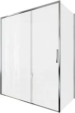 Aquanet Душевое ограждение Pleasure Evo 160x90 AE65-160x90-CT профиль хром, прозрачное стекло