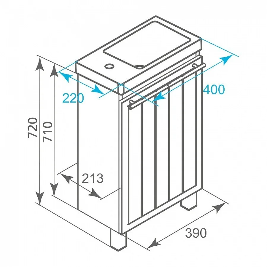 Приобрести iddis раковина встраиваемая milardo 40 см, белая 0014000u28