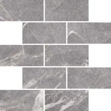 Мозаика Kerranova Marble Trend 307x307 мм, MR, Silver River, серый 