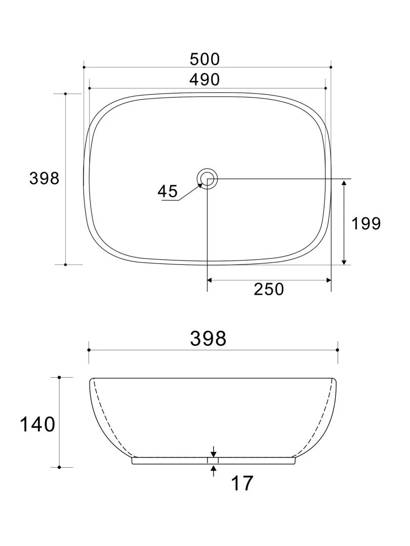 Приобрести накладная раковина прямоугольная wonzon & woghand tahoe, серый матовый (ww-rn41286-mg)