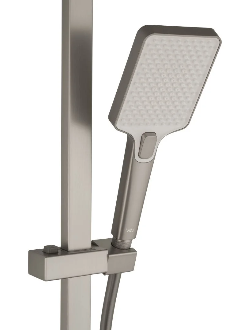 Приобрести душевая система wonzon & woghand flex, брашированный никель (ww-88047072-bn)