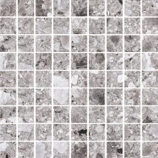 Мозаика Kerranova Terrazzo 300x300 мм, MR, Light Grey/ Светло-серый
