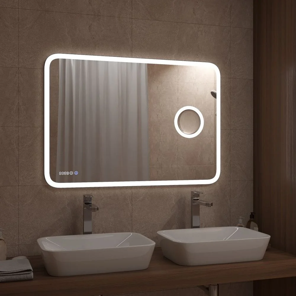 Приобрести continent зеркало с подсветкой bliss 120х70 см, сенсорный включатель, белое