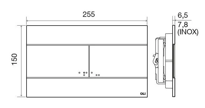 Приобрести инсталляция expert total black le, мех. + панель слива slim della хр.гл. oli