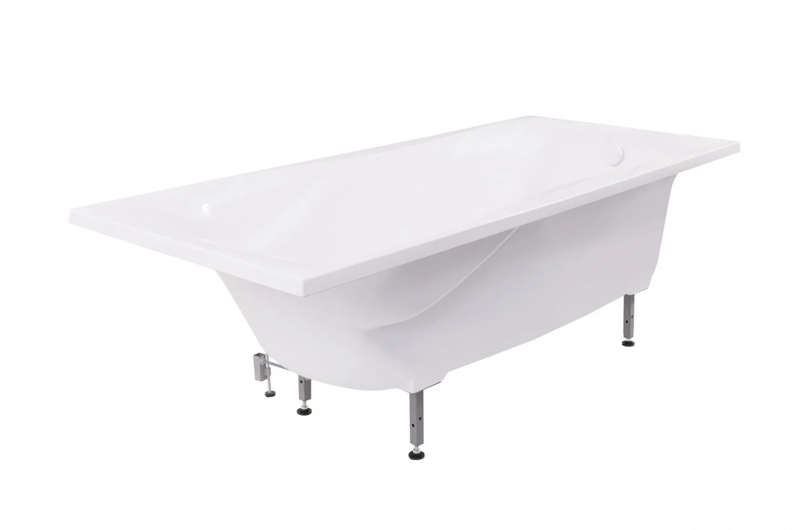 Приобрести aqua de marco пристенная ванна mira 178x79см, каменные ножки 1180wmir