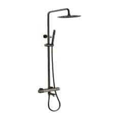 Grocenberg Душевая система с термостатом, графит GB7005BG