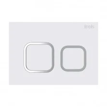 IDDIS Смывная клавиша Unifix 040, белая матовая UNI40MWi77