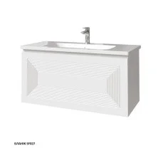 Caprigo Тумба с раковиной подвесная Modo Quarta 100 см, белая матовая 35715-SF027