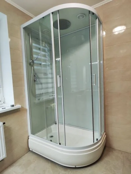 Приобрести frank душевая кабина f412/1l white средний поддон, левосторонняя