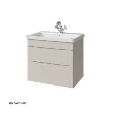 Caprigo Тумба с раковиной LENTO 65 см, светло бежевая