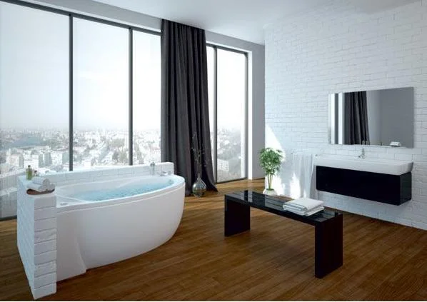 Приобрести акриловая ванна асимметричная aquatek бетта l 170x97 см