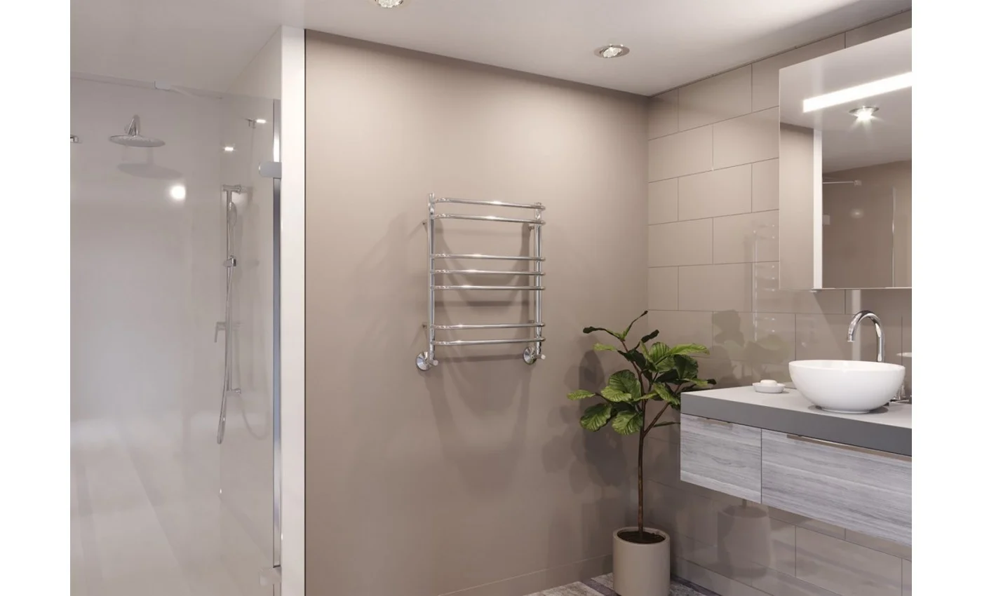 Приобрести lemark полотенцесушитель luna п7 500x600 мм водяной, хром lm41607